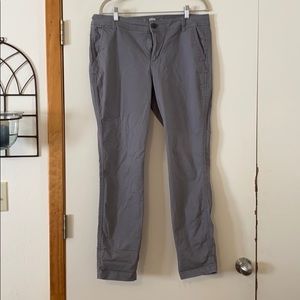Skinny grey khakis!